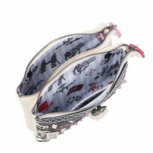 The Cats Ruffle Double Zipper Coin Purse - LAST ONE!