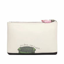 The Cats Ruffle Double Zipper Coin Purse - LAST ONE!
