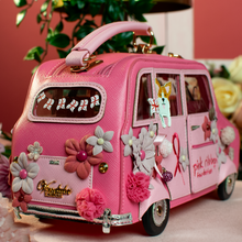 Pink Ribbon Foundation - London Cats & Corgis Floral Pink Taxi