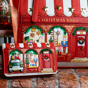 PRE - ORDER - No. 25 Mistletoe Lane  Medium Zip Wallet