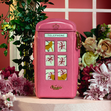 Pink Ribbon Foundation - London Cats & Corgis Floral Pink Telephone Box - LAST TWO!!