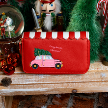 PRE - ORDER - No. 25 Mistletoe Lane  Medium Zip Wallet