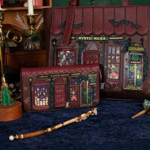 PRE ORDER Mystic Wicks Candle and Wandmakers Large Ziparound Wallet