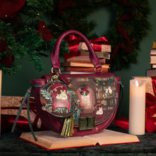Vendula-Christmas-Library-Winged-Top-Handle-Bag