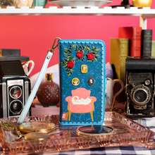 Vendula Vintage Rose Universal Flip Phone Case