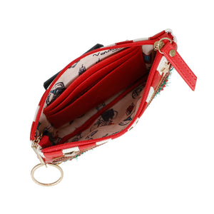 PRE - ORDER - No. 25 Mistletoe Lane Zipper Coin Purse