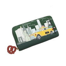New York City Cats & Corgis Large Zip Wallet