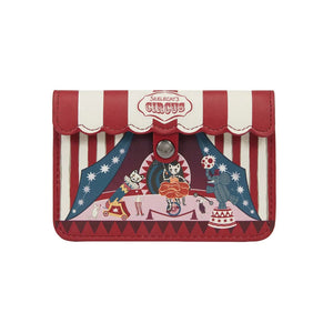 Skelecat's Travelling Ghost Circus Accordion Card wallet