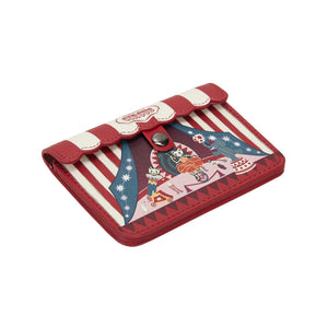 Skelecat's Travelling Ghost Circus Accordion Card wallet