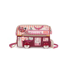 Perfectly Pink Afternoon Tea Bus Bus Pouch Bag