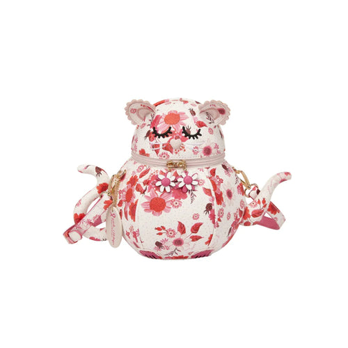 Perfectly Pink Afternoon Tea Bus Kitty Teapot