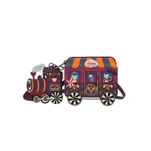 Skelecat's Travelling Ghost Circus Train Charm Bag