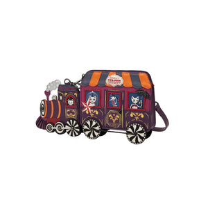 Skelecat's Travelling Ghost Circus Train Charm Bag