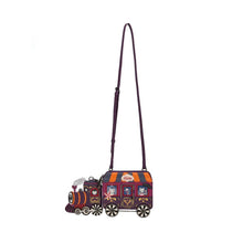 Skelecat's Travelling Ghost Circus Train Charm Bag