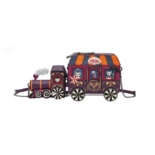 Skelecat's Travelling Ghost Circus Train Bag