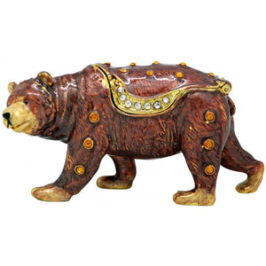 Grizzly Bear Trinket Box