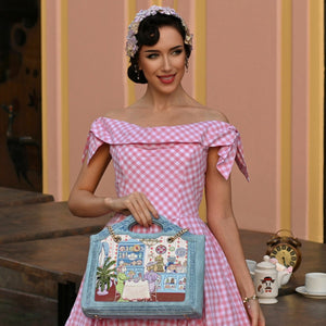 PRE ORDER Vendula Heritage - Victorian Tea Rooms Sienna Bag