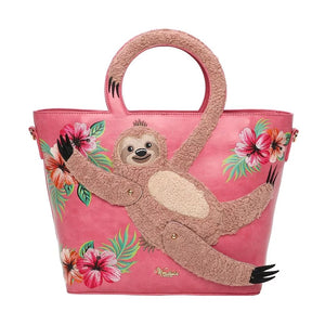 Animal Park - Sloane Sloth Cut Out Handle Tote