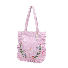 Woodland Rabbits Ruffle Tote