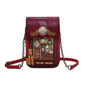 Vendula-London-Tick-Tock-Clock-Shop-Phone-Pouch-Bag