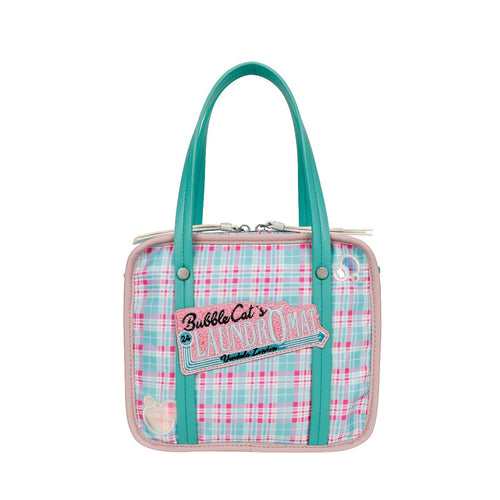 Bubble Cats Laundromat Mini Laundry Tote