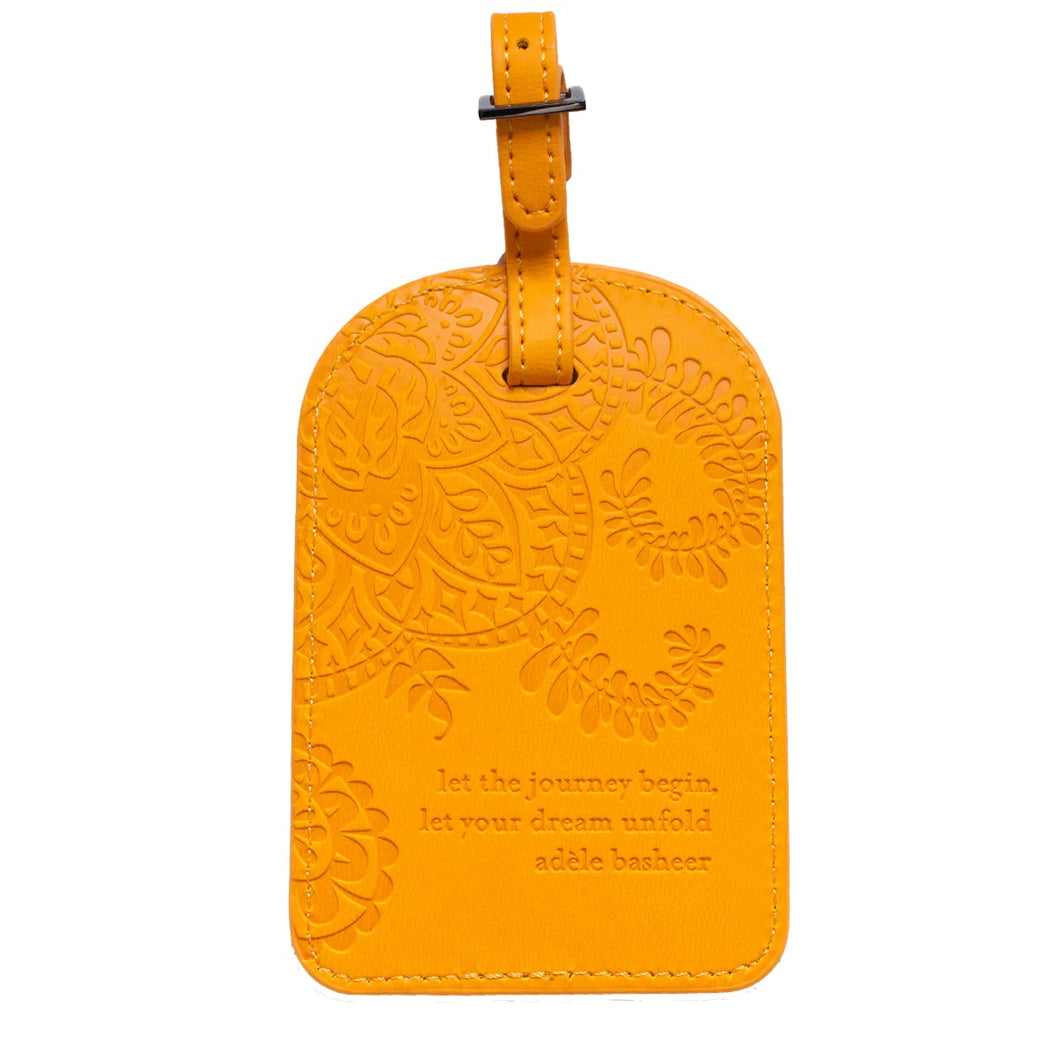 Marigold Yellow Luggage Tag