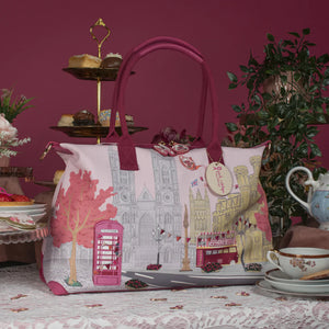 Perfectly Pink Afternoon Tea Bus Bonnie Weekender