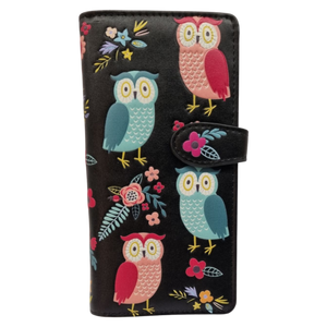 Shagwear-Owl-Garden-Large-Zip-Wallet