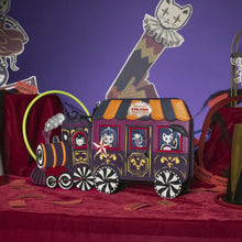 Skelecat's Travelling Ghost Circus Train Charm Bag