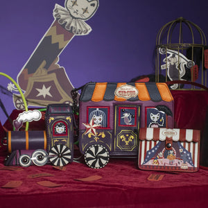 Skelecat's Travelling Ghost Circus Train Bag