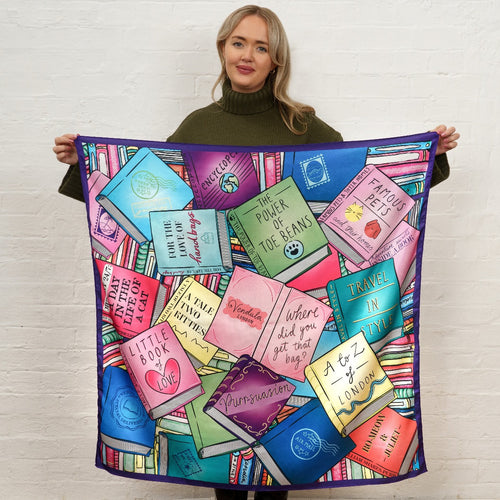 Vendula Travelling Library Large Square Scarf