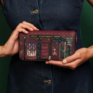 PRE ORDER Mystic Wicks Candle and Wandmakers Large Ziparound Wallet