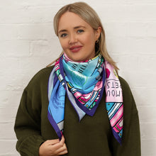 Vendula Travelling Library Large Square Scarf