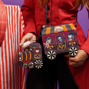 Skelecat's Travelling Ghost Circus Train Charm Bag