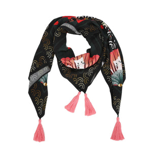 Purrlesque Club Large Square Scarf