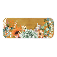 Lisa-Pollock-Tangerine-Bouquet-Medium-Serving-Platter