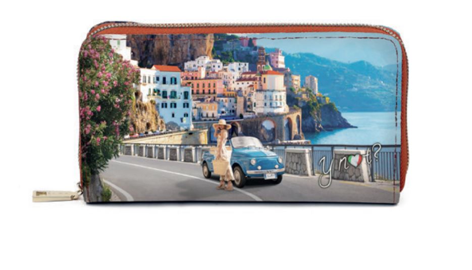 Amalfi Coast Large Zip Wallet