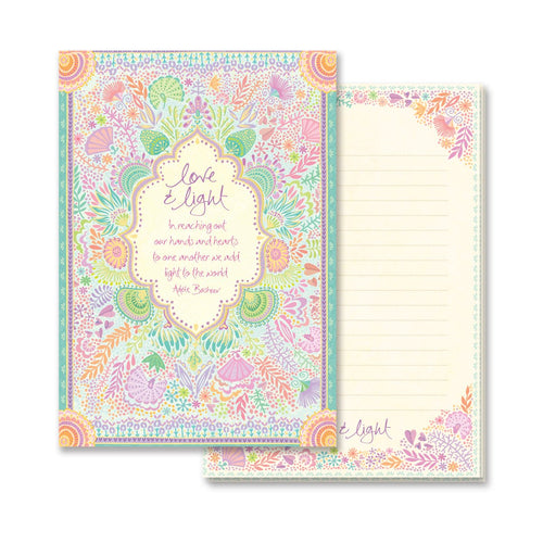 A5 Lined Writing Pad - Love & Light
