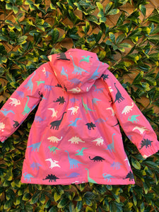 Dinosaur Pink Colour Changing Raincoat