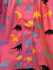 Dinosaur Pink Colour Changing Raincoat