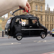 Vendula-London-Cats-&-Corgis-Black-Cab-Novelty-Bag