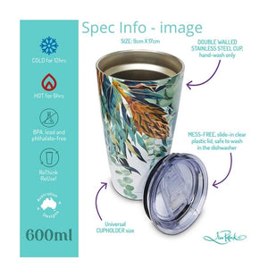 Stainless Steel Travel Mug - Gorgeous Galah