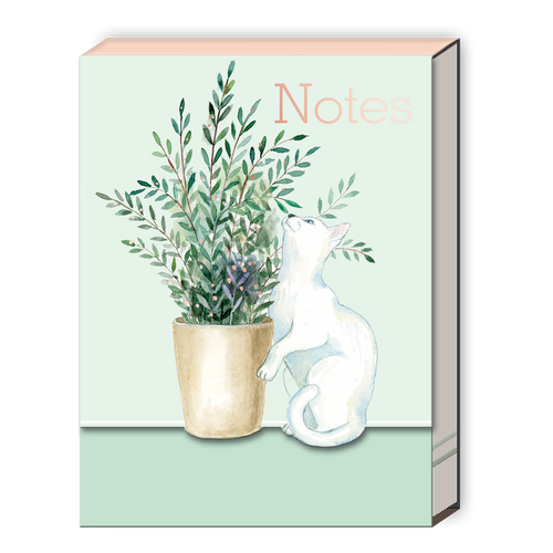 White Cat Pocket Notepad