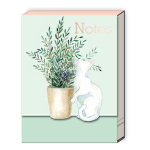 White Cat Pocket Notepad