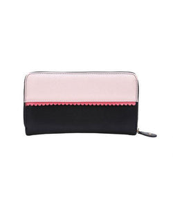 The Love Boat Zip Around Wallet Pink