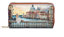 Romantic Venice Large Zip Wallet