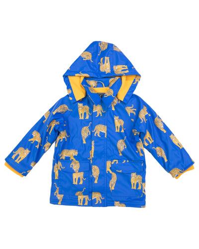 Tiger Blue Raincoat