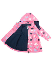 Dinosaur Pink Colour Changing Raincoat