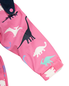 Dinosaur Pink Colour Changing Raincoat