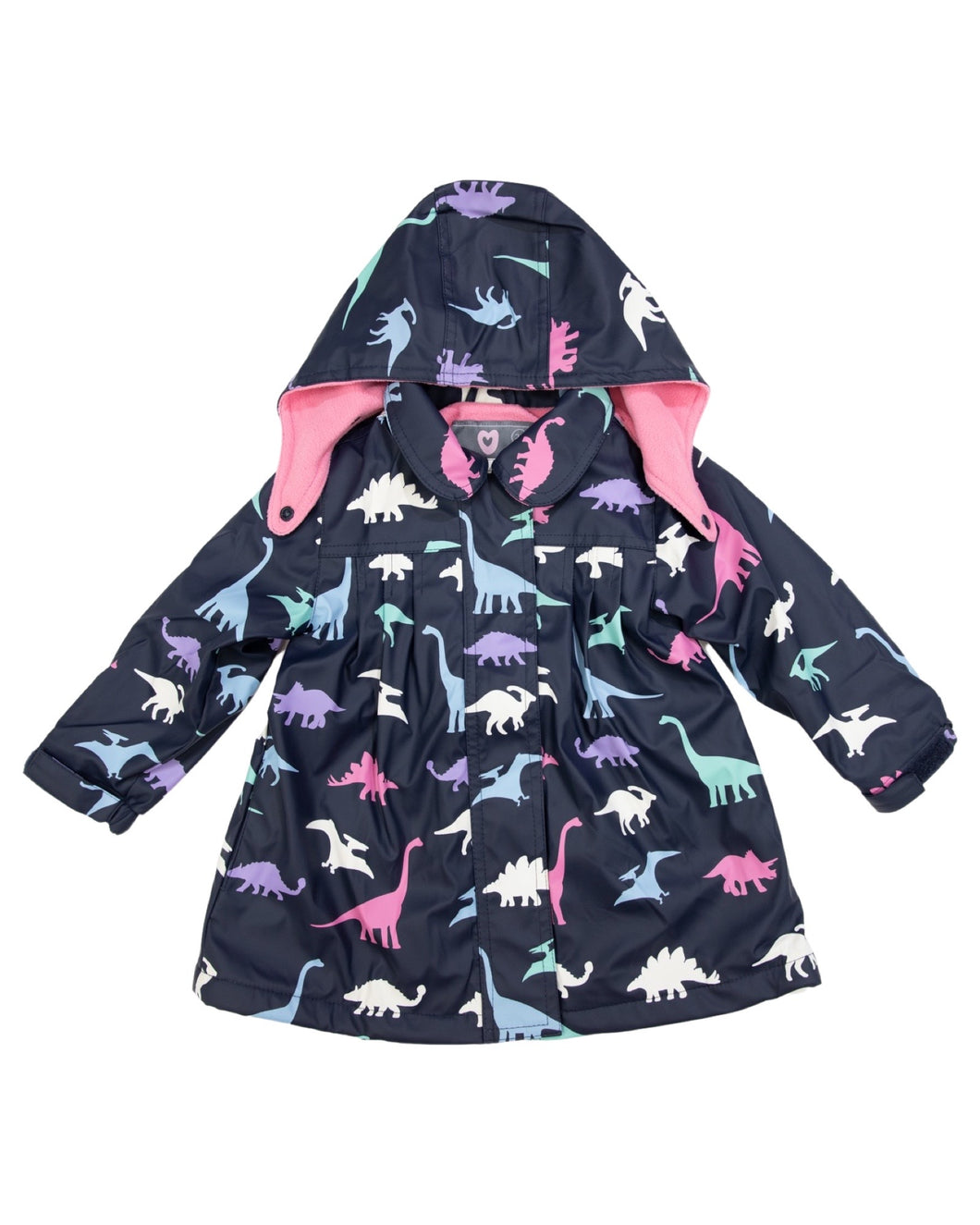 Dinosaur Navy Colour Changing Raincoat